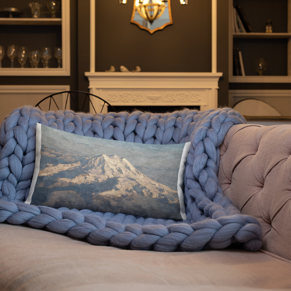 Throw Pillow - OWL2052P - Mt Rainier, WA - Image 3
