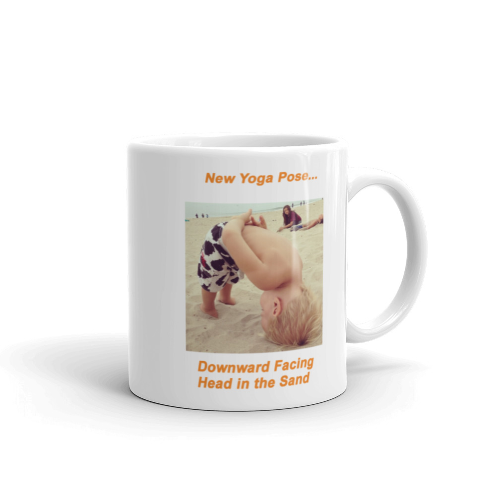Mug 2103LS - Downward Facing Head in the Sand - Image 2