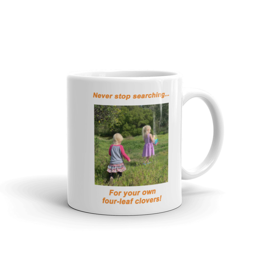 Mug 2105LS - Never stop searching... For your own four-leaf clovers! - Image 2
