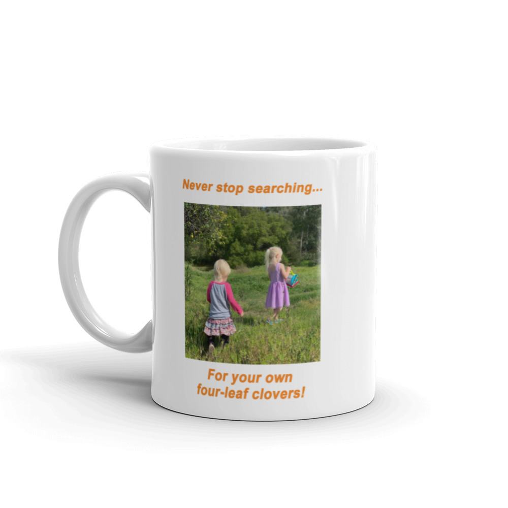 Mug 2105LS - Never stop searching... For your own four-leaf clovers! - Image 3