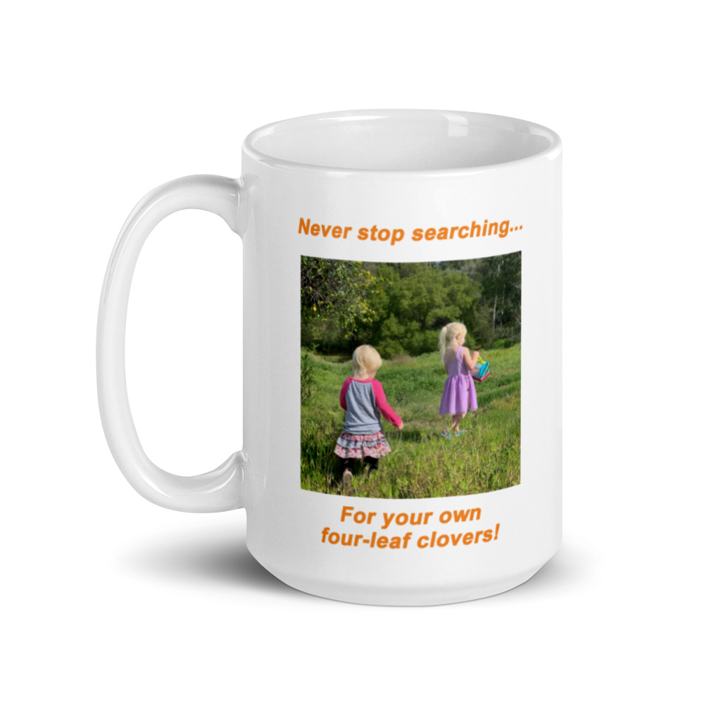 Mug 2105LS - Never stop searching... For your own four-leaf clovers! - Image 4